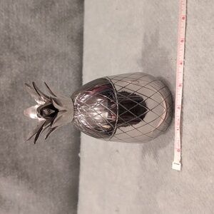 Silver Pineapple Decorative Accent #3